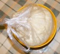 Lángos - Tedd a lángostésztát nájlonostul egy tálba!
