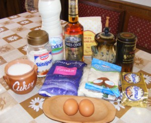 Kókusz-kocka - Hozzávalók