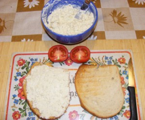 Márványsajtos krém
