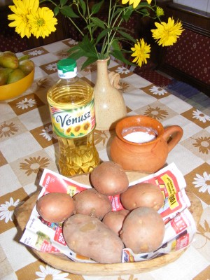 Sült krumpli - Hozzávalók