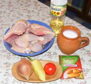 Csirkepörkölt - Hozzávalók