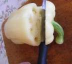 Csirkepörkölt - Vágd le a paprika talpát!