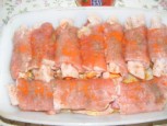 Sör-rolád - Bors, paprika rajta.