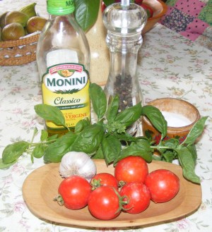 Paradicsomos-bazsalikomos bruschetta - Hozzávalók