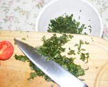 Paradicsomos-bazsalikomos bruschetta - Kapard a bazsalikomot a kiürült tálkába!