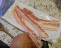 Csirkemelles töltelék - Maradt még 3 csík bacon.