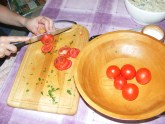 Quiche - francia pizza - Szeleteld fel a paradicsomokat!