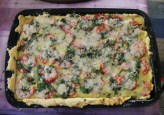 Quiche - francia pizza - A megsült quiche.