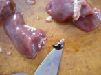 Csirkemájkrém - Ha szeletelés közben vércsomót találsz, vágd ki!