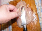 Zsályás csirkenyárs - Vágd ketté lapjában a másik csirkemellet is!