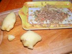 Kínai kaja - Gyömbérpucolás kész.