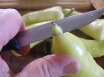 Kínai kaja - Vágd le a paprika csücskét, ahol az a fekete szálka van!