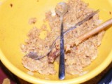 Töltött paprika hús nélkül - Ennyi töltelék megmaradt.