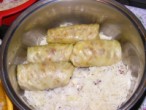 Töltött káposzta - 4 töltelék a lábosban.
