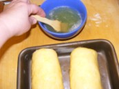 Beigli - Kend be tojásfehérjével a diós rudakat!