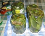 Csemegeuborka - A lezárt üvegeket állítsd fejjel lefele!