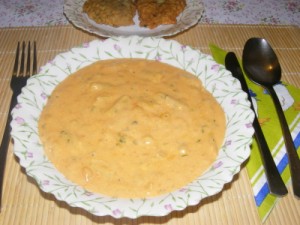 Zöldbabfőzelék