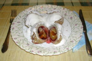 Szilvás gombóc