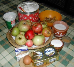 Almás pite - Hozzávalók