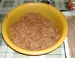 Almás pite - A lédarált alma.