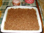 Almás pite - A reszelt almával betakart tészta.