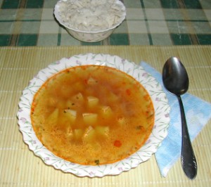 Nyári krumplileves