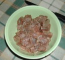 Babgulyás - A marhahús-kockákat tedd egy tálkába!