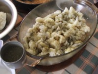 Rakott karfiol - borsikafüves réteg