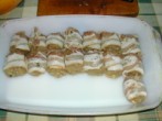 Mexikói tüzes húsgombócok - Ennyire futotta a szeletelt baconből!