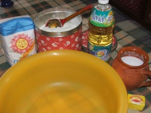 Pizza - Hozzávalók (tészta)