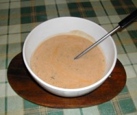 Gombapaprikás - Kész, tálban.