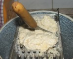 Sztrapacska - Az első adag massza kiszaggatása
