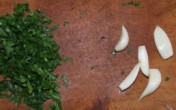 Töltelékes zöldségleves - Ennyi fokhagyma elkel bele