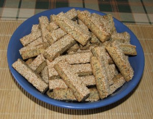 Szezámos rudacskák