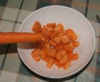 Párolt répa, gomba, cukkíni - Vágd fel a répát!